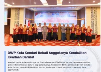 DWP Kota Kendari Bekali Anggotanya Kendalikan Keadaan Darurat