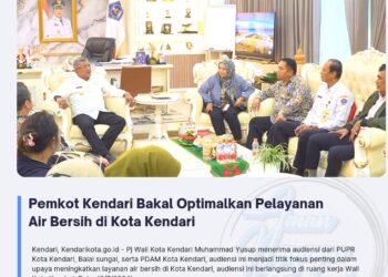 Pemkot Kendari Bakal Optimalkan Pelayanan Air Bersih di Kota Kendari