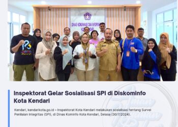 Inspektorat Gelar Sosialisasi SPI di Diskominfo Kota Kendari