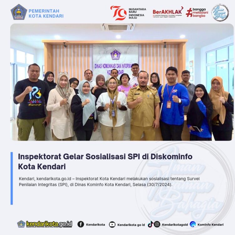 Inspektorat Gelar Sosialisasi SPI di Diskominfo Kota Kendari