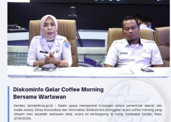 Diskominfo Gelar Coffee Morning Bersama Wartawan
