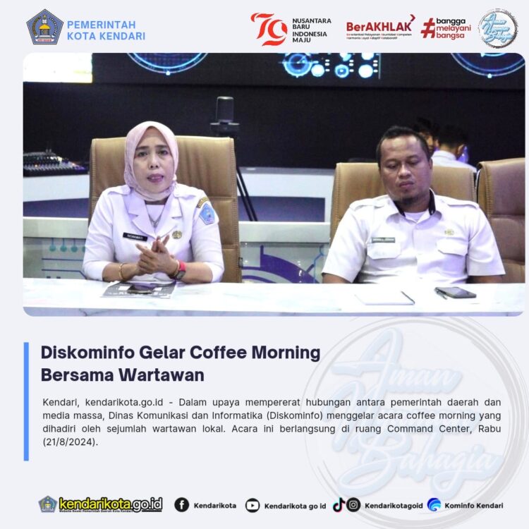 Diskominfo Gelar Coffee Morning Bersama Wartawan