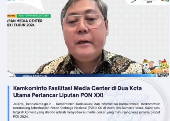 Kemkominfo Fasilitasi Media Center di Dua Kota Utama Perlancar Liputan PON XXI