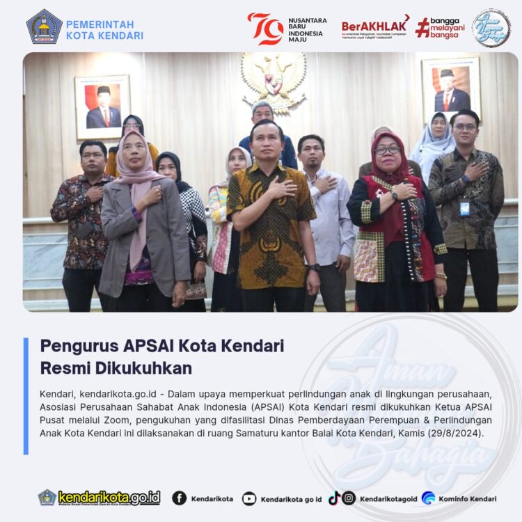 Pengurus APSAI Kota Kendari Resmi Dikukuhkan