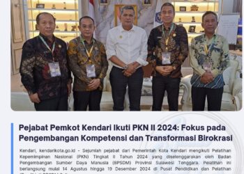 Pejabat Pemkot Kendari Ikuti PKN II 2024: Fokus pada Pengembangan Kompetensi dan Transformasi Birokrasi