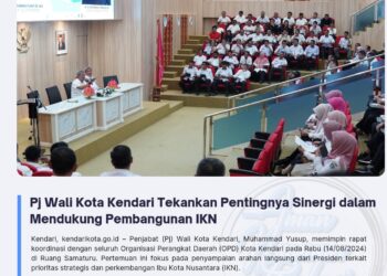 Pj Wali Kota Kendari Tekankan Pentingnya Sinergi dalam Mendukung Pembangunan IKN