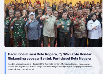 Pj. Wali kota Kendari : Program Siskamling bentuk partisipasi bela negara
