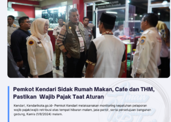 Pemkot Kendari Sidak Rumah Makan, Cafe dan THM, Pastikan Wajib Pajak Taat Aturan