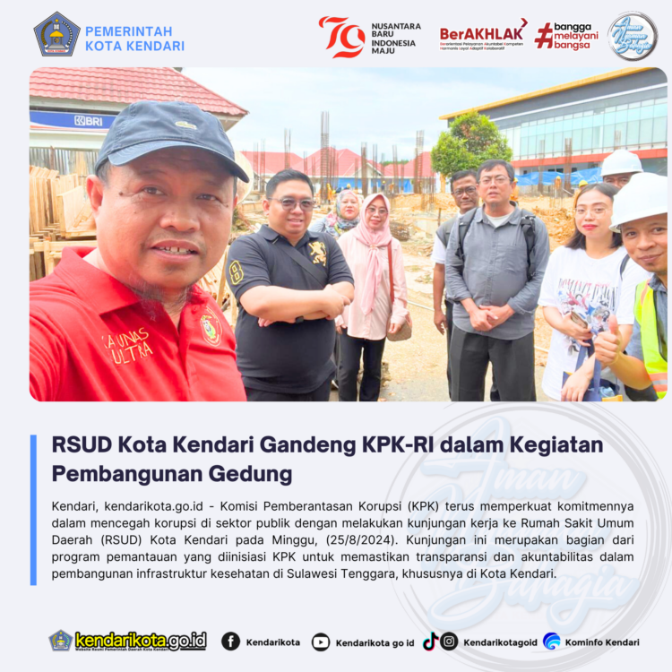 RSUD Kota Kendari Gandeng KPK-RI dalam Kegiatan Pembangunan Gedung
