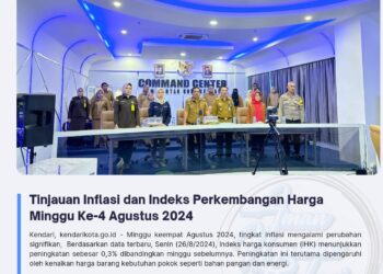 Tinjauan Inflasi dan Indeks Perkembangan Harga Minggu Ke-4 Agustus 2024