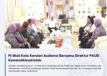 Pj Wali Kota Kendari Audiensi Bersama Direktur PAUD Kemendikbudristek