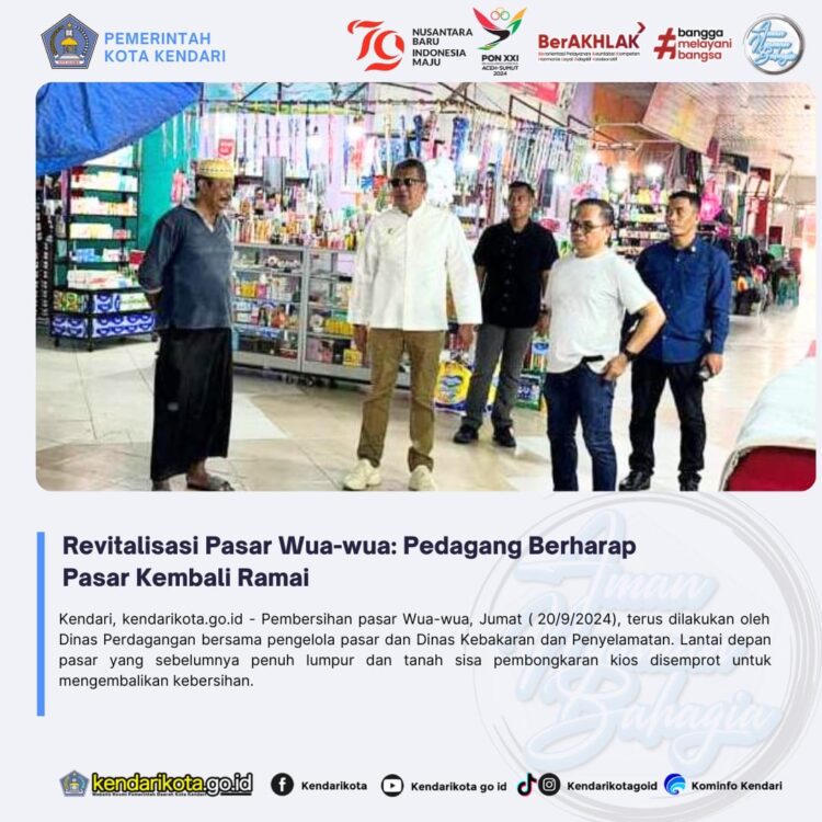 Revitalisasi Pasar Wua-wua: Pedagang Berharap Pasar Kembali Ramai