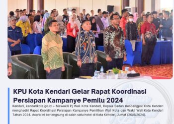 KPU Kota Kendari Gelar Rapat Koordinasi Persiapan Kampanye Pemilu 2024