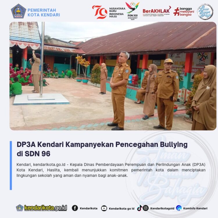 DP3A Kendari Kampanyekan Pencegahan Bullying di SDN 96