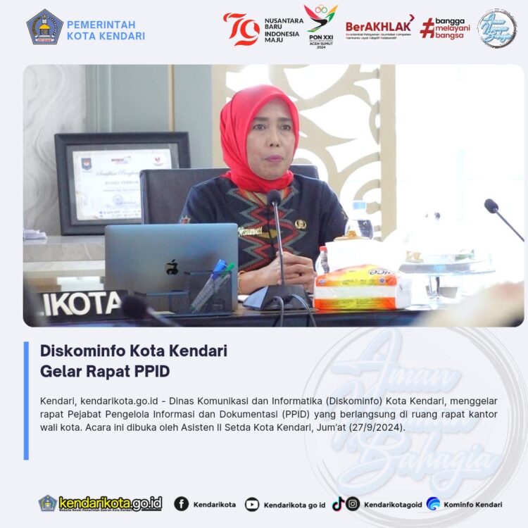 Diskominfo Kota Kendari Gelar Rapat PPID