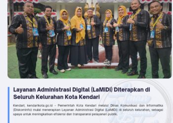 Layanan Administrasi Digital (LaMiDi) Diterapkan di Seluruh Kelurahan Kota Kendari