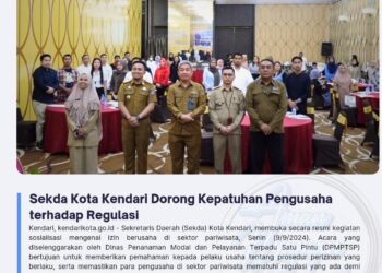 Sekda Kota Kendari Dorong Kepatuhan Pengusaha terhadap Regulasi