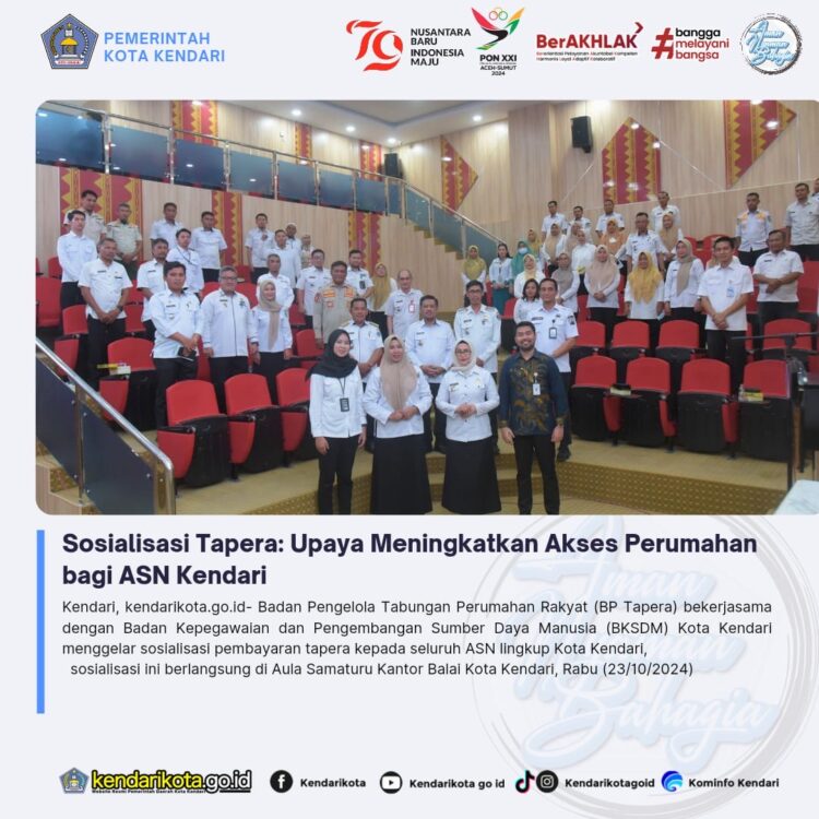Sosialisasi Tapera: Upaya Meningkatkan Akses Perumahan bagi ASN Kendari