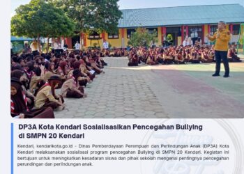 DP3A Kota Kendari Sosialisasikan Pencegahan Bullying di SMPN 20 Kendari