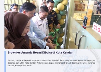 Brownies Amanda Resmi Dibuka di Kota Kendari