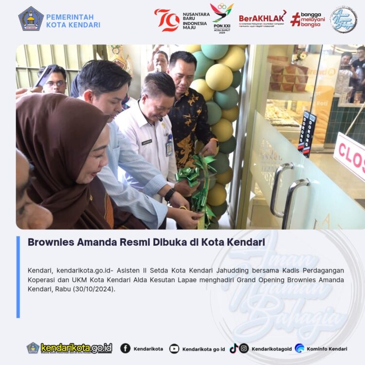 Brownies Amanda Resmi Dibuka di Kota Kendari