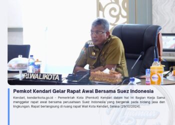 Pemkot Kendari Gelar Rapat Awal Bersama Suez Indonesia
