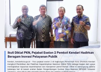 Ikuti Diklat PKN, Pejabat Eselon 2 Pemkot Kendari Hadirkan Beragam Inovasi Pelayanan Publik