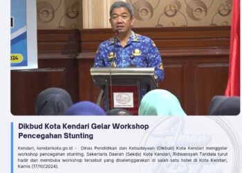Dikbud Kota Kendari Gelar Workshop Pencegahan Stunting