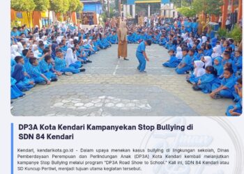 DP3A Kota Kendari Kampanyekan Stop Bullying di SDN 84 Kendari