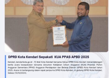 DPRD Kota Kendari Sepakati KUA PPAS APBD 2025