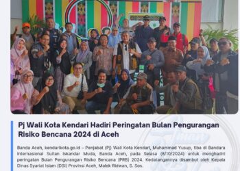 Pj Wali Kota Kendari Hadiri Peringatan Bulan Pengurangan Risiko Bencana 2024 di Aceh