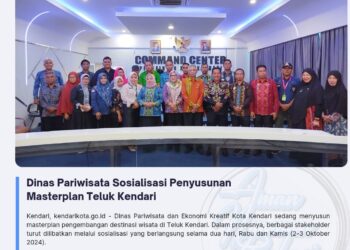 Dinas Pariwisata Sosialisasi Penyusunan Masterplan Teluk Kendari
