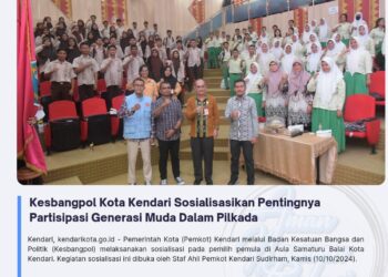 Kesbangpol Kota Kendari Sosialisasikan Pentingnya Partisipasi Generasi Muda Dalam Pilkada