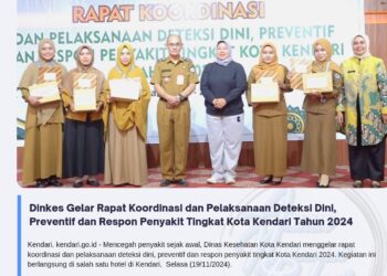 Dinkes Gelar Rapat Koordinasi dan Pelaksanaan Deteksi Dini, Preventif dan Respon Penyakit Tingkat Kota Kendari Tahun 2024