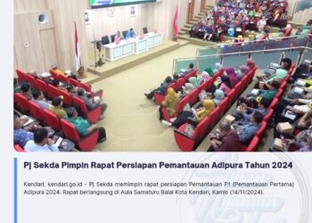 Pj Sekda Pimpin Rapat Persiapan Pemantauan Adipura Tahun 2024