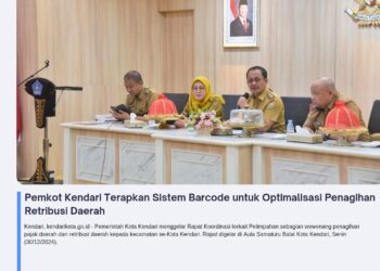 Pemkot Kendari Terapkan Sistem Barcode untuk Optimalisasi Penagihan Retribusi Daerah