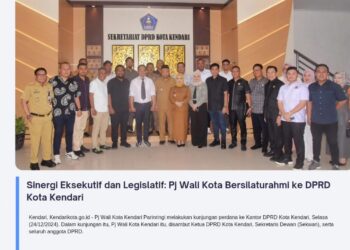 Sinergi Eksekutif dan Legislatif: Pj Wali Kota Bersilaturahmi ke DPRD Kota Kendari