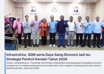 Infrastruktur, SDM serta Daya Saing Ekonomi Jadi Isu Strategis Pemkot Kendari Tahun 2026