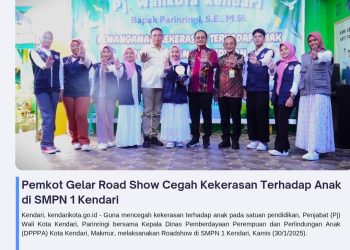 Pemkot Gelar Road Show Cegah Kekerasan Terhadap Anak di SMPN 1 Kendari