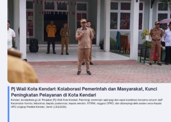 Pj Wali Kota Kendari: Kolaborasi Pemerintah dan Masyarakat, Kunci Peningkatan Pelayanan di Kota Kendari