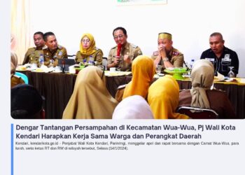 Dengar Tantangan Persampahan di Kecamatan Wua-Wua, Pj Wali Kota Kendari Harapkan Kerja Sama Warga dan Perangkat Daerah