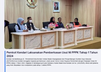 Pemkot Kendari Laksanakan Pemberkasan Usul NI PPPK Tahap 1 Tahun 2024