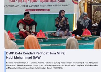 DWP Kota Kendari Peringati Isra Mi’raj Nabi Muhammad SAW