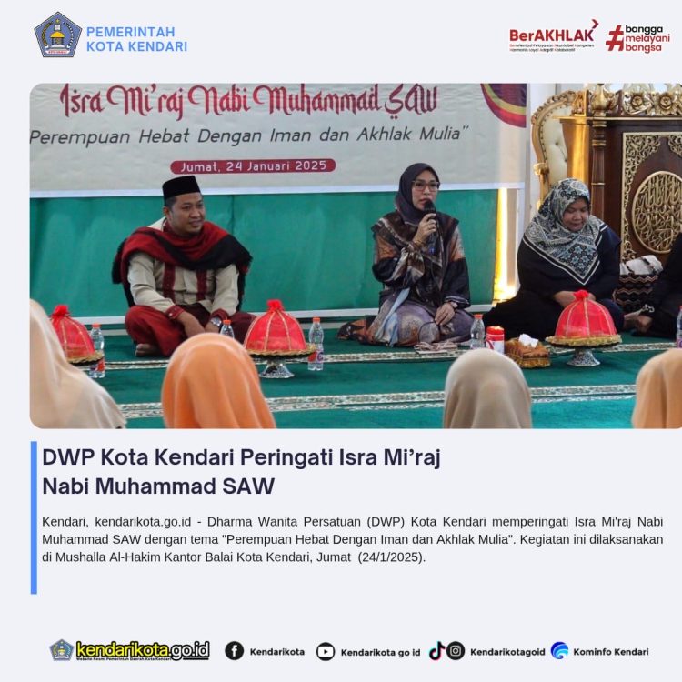 DWP Kota Kendari Peringati Isra Mi’raj Nabi Muhammad SAW