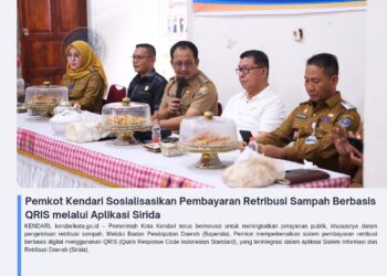 Pemkot Kendari Sosialisasikan Pembayaran Retribusi Sampah Berbasis QRIS melalui Aplikasi Sirida