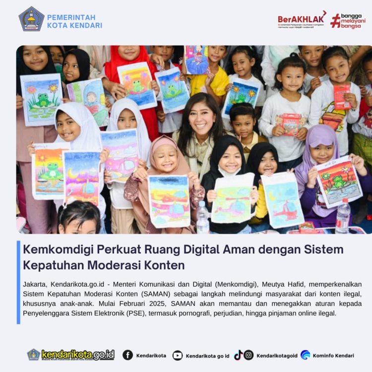 Kemkomdigi Perkuat Ruang Digital Aman dengan Sistem Kepatuhan Moderasi Konten