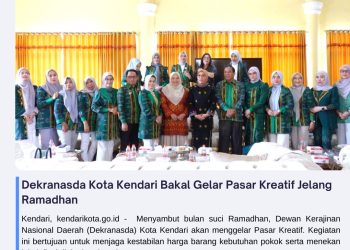 Dekranasda Kota Kendari Bakal Gelar Pasar Kreatif Jelang Ramadhan