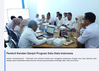 Pemkot Kendari Genjot Program Satu Data Indonesia