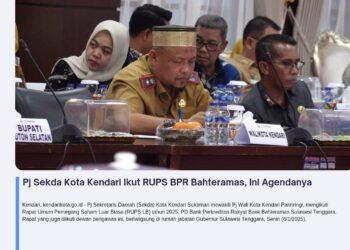 Pj Sekda Kota Kendari Ikut RUPS BPR Bahteramas, Ini Agendanya
