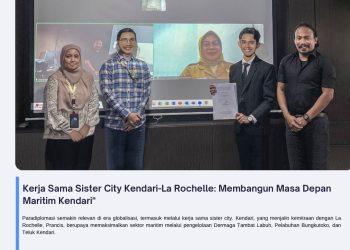 Kerja Sama Sister City Kendari-La Rochelle: Membangun Masa Depan Maritim Kendari”
